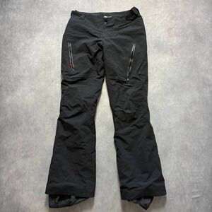 MEC Snow Pants Womens 6 Black RECCO Technical Ski Snowboard Trousers